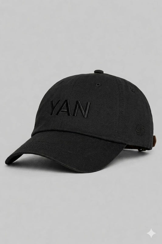 YAN Logo Cap Black